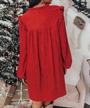 Load image into Gallery viewer, Holiday Red Dress