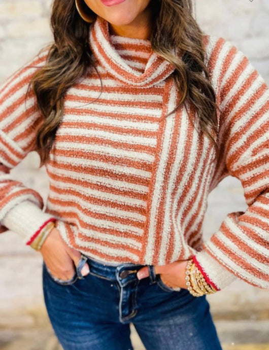 Fall Cowl Neck Sweater