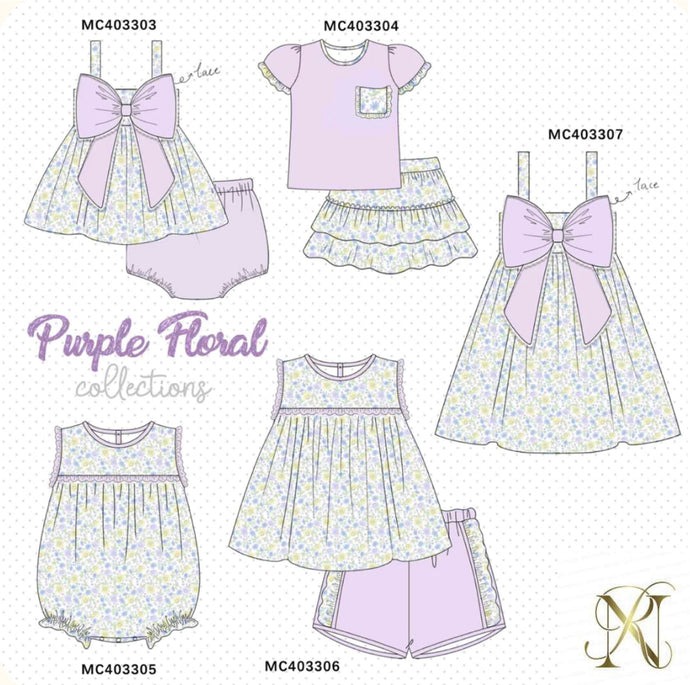 Purple Floral Collection