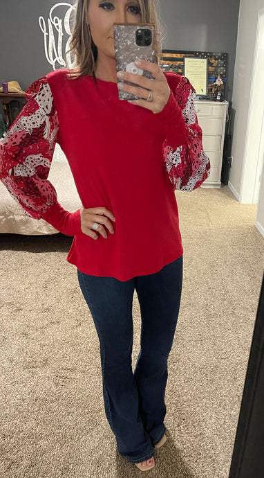 Fiery Red Top