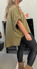 Load image into Gallery viewer, You Choose Studded Top- Olive