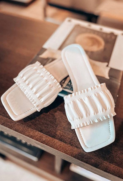 White Summer Sandal