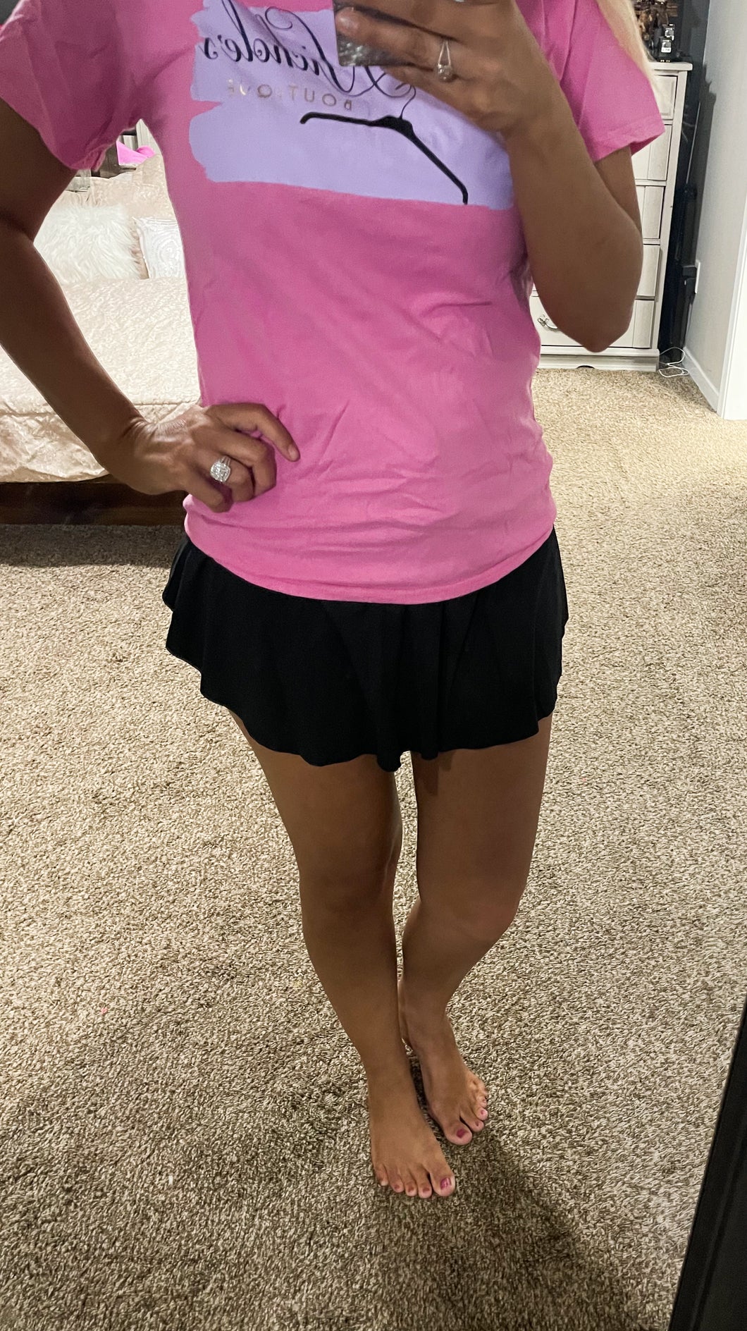 Tennis Skirt- Black