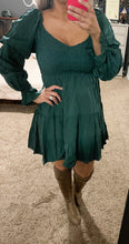 Load image into Gallery viewer, Green Boho Dress