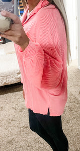 Pink Corded Top