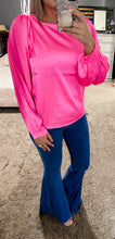 Load image into Gallery viewer, Satin Crewneck Blouse
