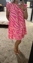 Load image into Gallery viewer, Pink Zebra Dress