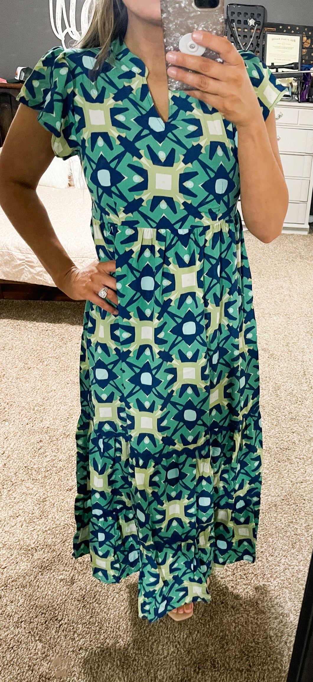 Sea Green Maxi Dress