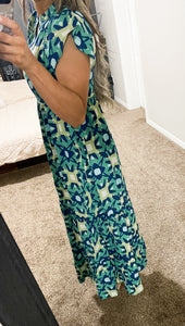 Sea Green Maxi Dress