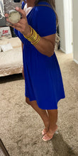 Load image into Gallery viewer, Now And Forever Dress- Bright Blue