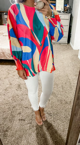 Geometric Space Blouse