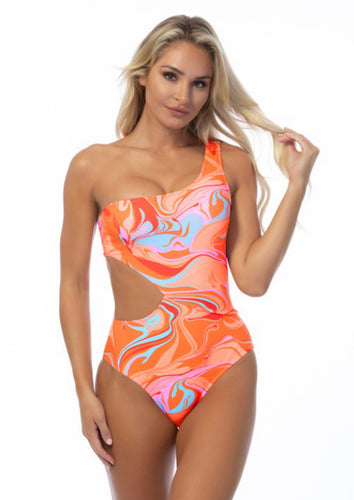 Orange Dream Sickle Swimsuit