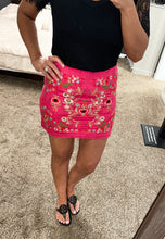 Load image into Gallery viewer, Pink Embroidered Skirt