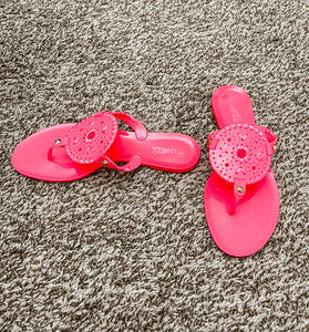Sunny and 75 Sandal- Hot Pink