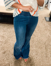 Load image into Gallery viewer, Distressed Flare Jeans - Raegan Nichole&#39;s Boutique