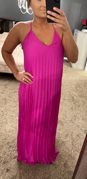 Shine Bright Maxi- Magenta - Raegan Nichole's Boutique