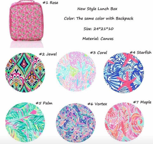 Lilly Pulitzer Dupe Lunch Box