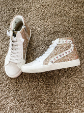 Load image into Gallery viewer, VH Mateel Gold Glitter High Top