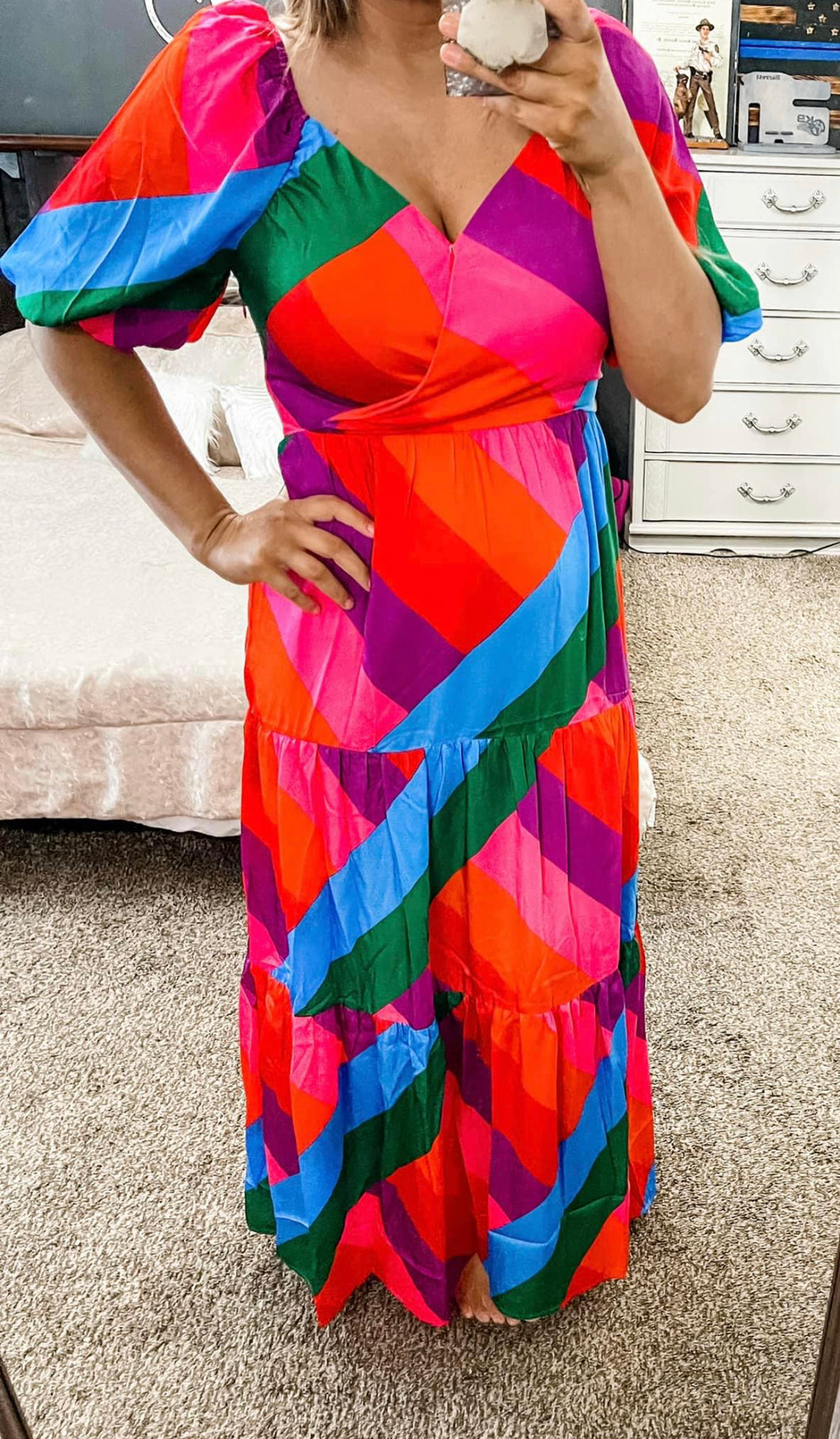 Rainbow Bright Maxi Dress