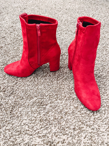 Spark the Fire- Red Booties