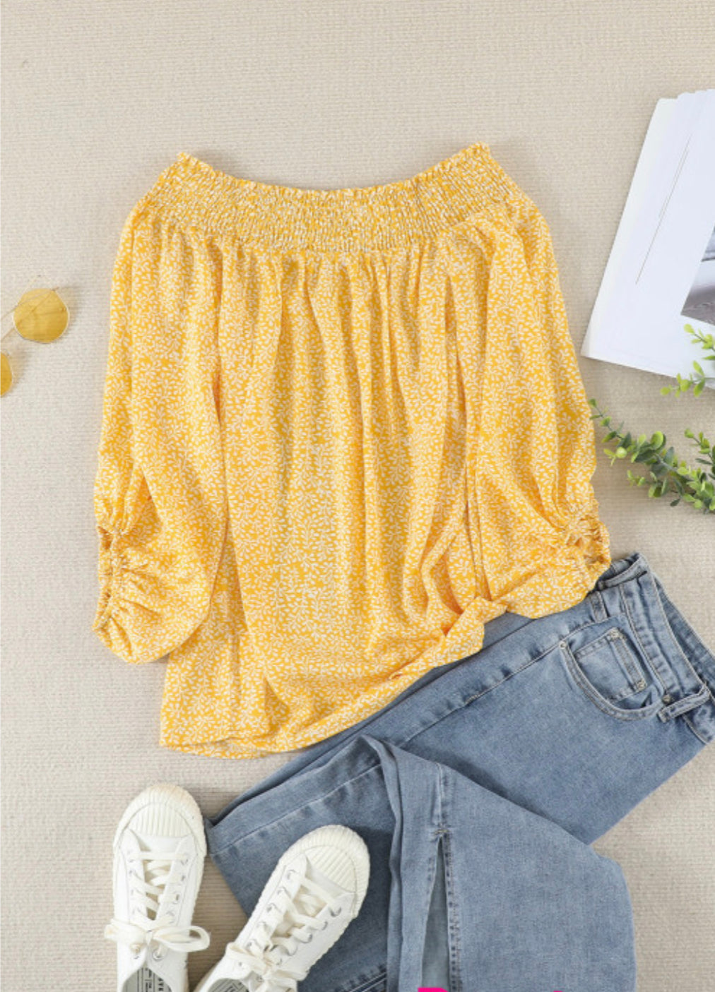 Yellow Off The Shoulder