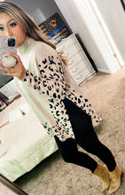 Load image into Gallery viewer, Leopard Poncho Sweater