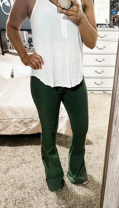 Pretty Hot Pants- Olive