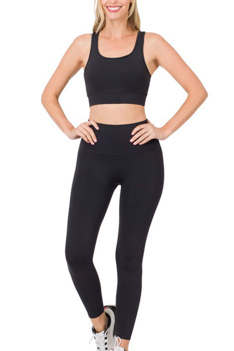 Don’t Sweat The Small Stuff Workout Set- Black