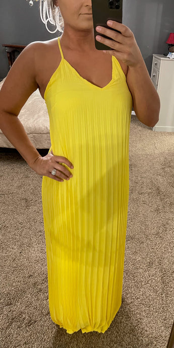 Shine Bright Maxi- Yellow - Raegan Nichole's Boutique