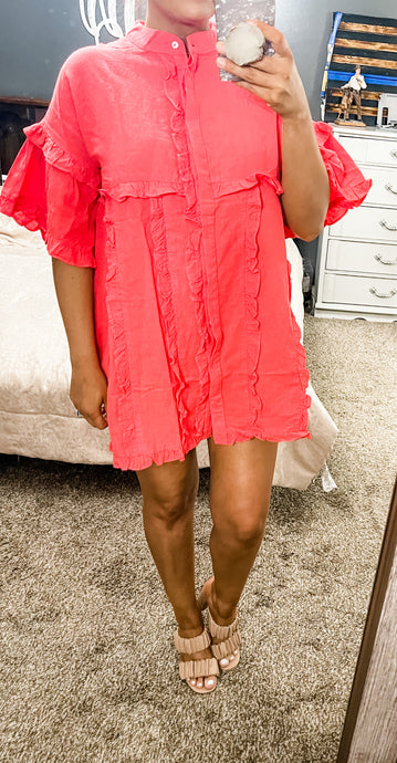 Watermelon Crawl Dress