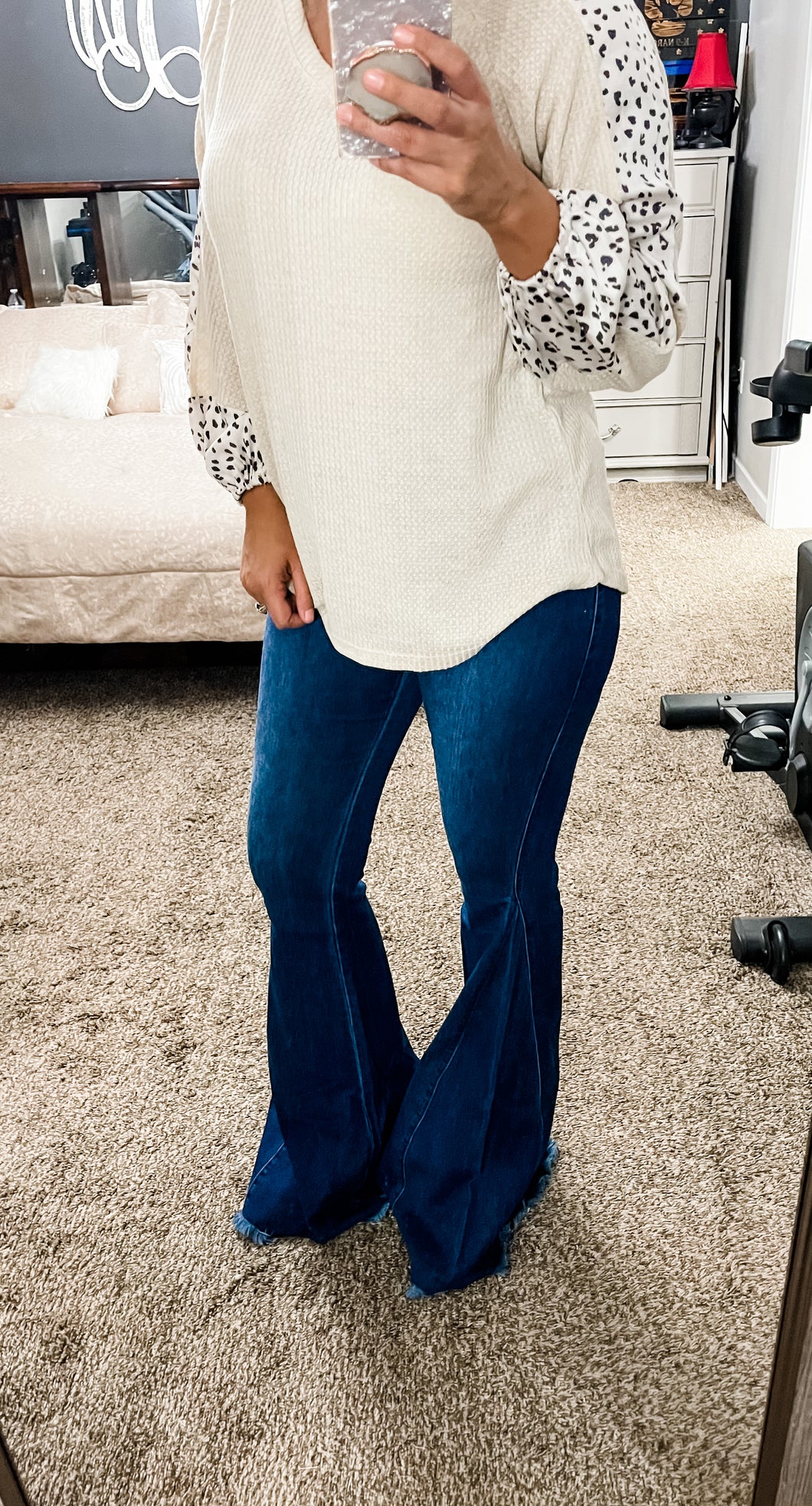 Tell All Bell Bottom Jeans